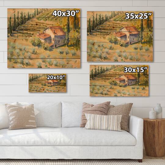 Designart - Little Farm In Countryside